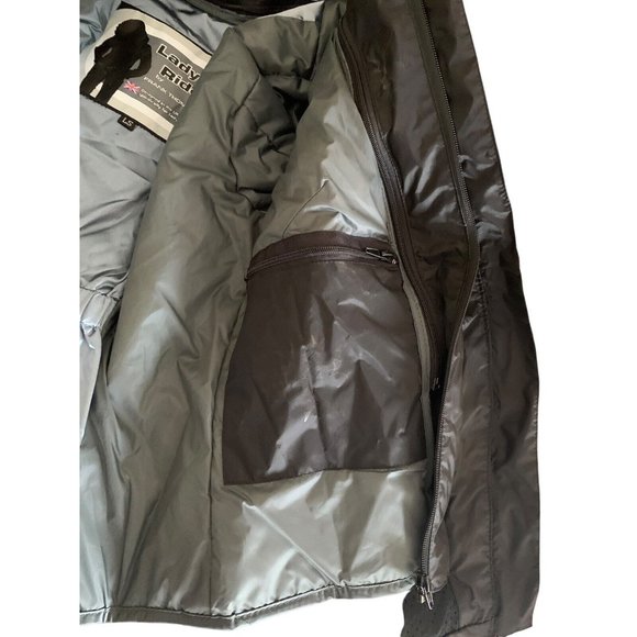 Frank Thomas Lady Rider Ladies Motorcycle Jacket, Size LS with liner Pockets - Picture 11 of 16